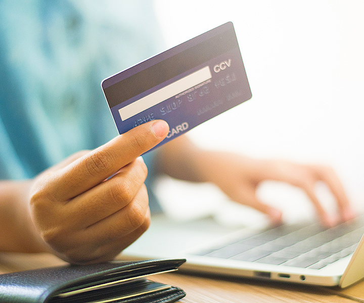 holding a credit builder credit card