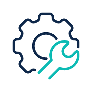Icon of a screw and wrench